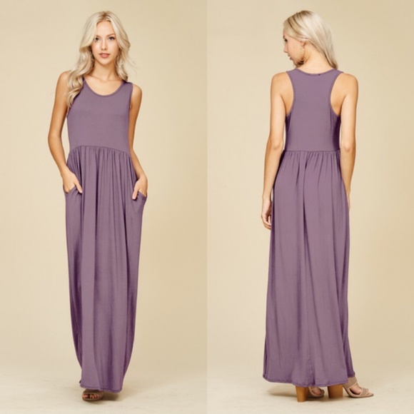Dresses & Skirts - CARISSA Spring Maxi Dress - Light Purple